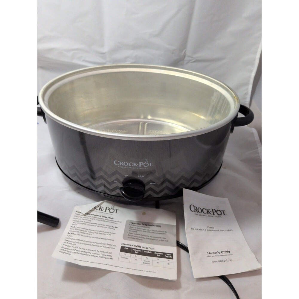 Crock-Pot 7-Quart Manual Slow Cooker Replacement Base Only (Model SCV700-KCC) -